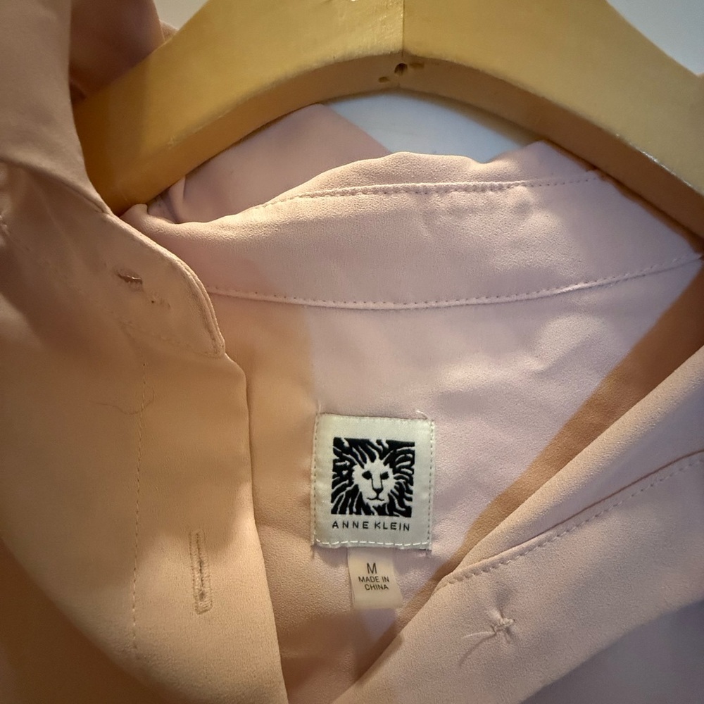 Pink Button-Up Blouse - Picture 5 of 6